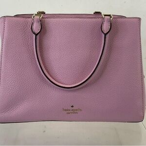 Kate Spade Lilac Pebbled Leather Tote Bag